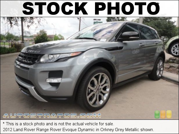 Stock photo for this 2012 Land Rover Range Rover Evoque Dynamic 2.0 Liter Turbocharged DOHC 16-Valve VVT Si4 4 Cylinder 6 Speed Drive Select Automatic