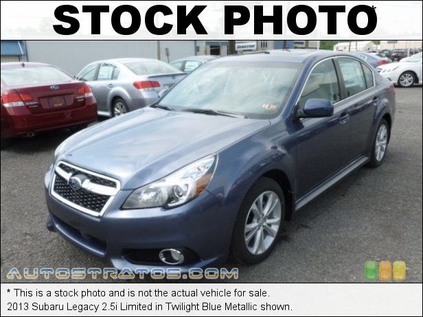 Stock photo for this 2013 Subaru Legacy 2.5i Limited 2.5 Liter DOHC 16-Valve VVT Flat 4 Cylinder Lineartronic CVT Automatic