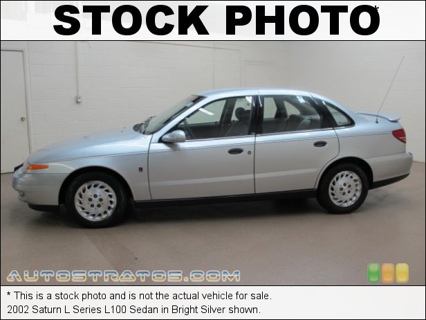 Stock photo for this 2002 Saturn L Series L100 Sedan 2.2 Liter DOHC 16-Valve 4 Cylinder 4 Speed Automatic