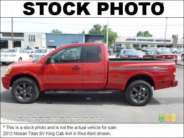Stock photo for this 2012 Nissan Titan King Cab 4x4 5.6 Liter DOHC 32-Valve CVTCS V8 5 Speed Automatic