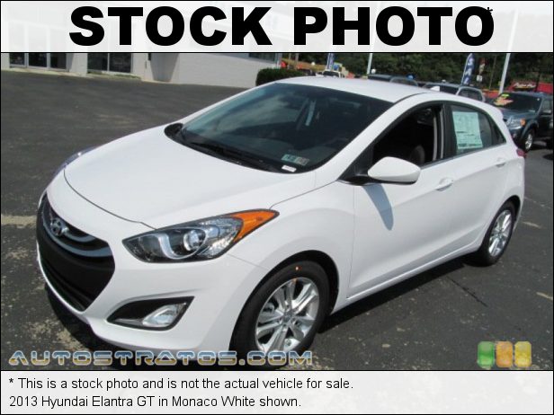Stock photo for this 2013 Hyundai Elantra GT 1.8 Liter DOHC 16-Valve D-CVVT 4 Cylinder 6 Speed Shiftronic Automatic