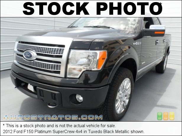 Stock photo for this 2012 Ford F150 Platinum SuperCrew 4x4 3.5 Liter EcoBoost DI Turbocharged DOHC 24-Valve Ti-VCT V6 6 Speed Automatic