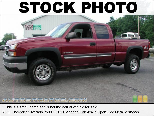 Stock photo for this 2006 Chevrolet Silverado 2500HD Extended Cab 4x4 6.0 Liter OHV 16-Valve Vortec V8 4 Speed Automatic