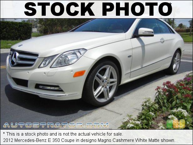 Stock photo for this 2012 Mercedes-Benz E 350 Coupe 3.5 Liter DOHC 24-Valve VVT V6 7 Speed Automatic