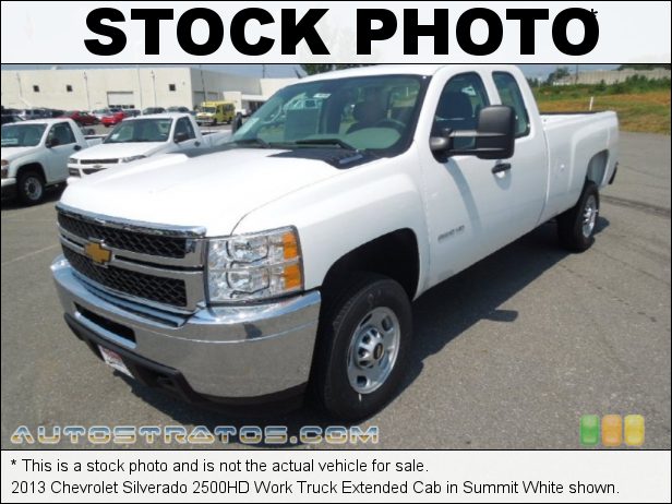 Stock photo for this 2011 Chevrolet Silverado 2500HD Extended Cab 6.0 Liter OHV 16-Valve VVT Vortec V8 6 Speed Automatic