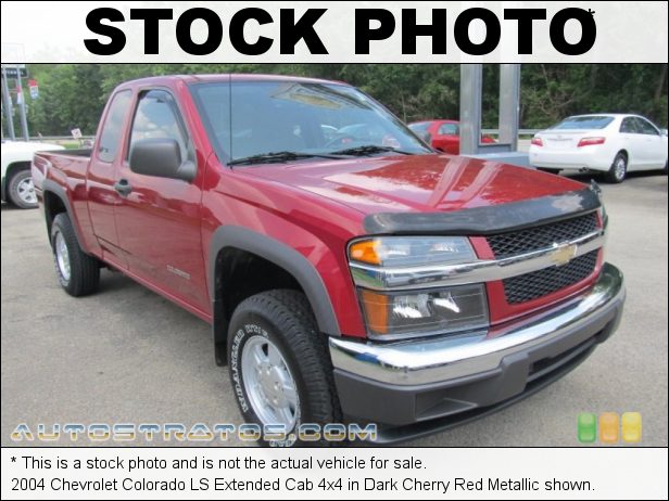 Stock photo for this 2004 Chevrolet Colorado LS Extended Cab 4x4 3.5 Liter DOHC 20-Valve Vortec 5 Cylinder 4 Speed Automatic
