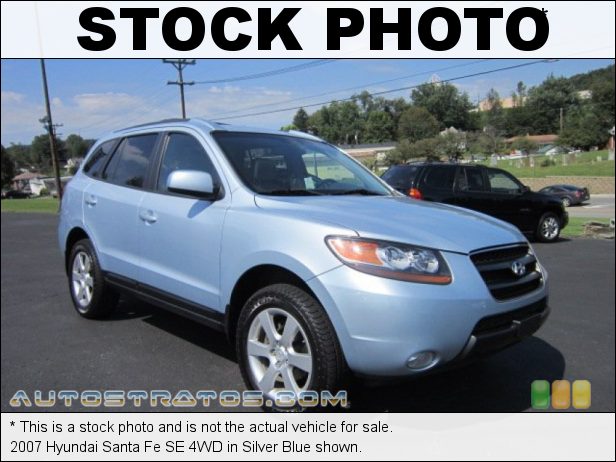 Stock photo for this 2007 Hyundai Santa Fe 4WD 3.3 Liter DOHC 24 Valve V6 5 Speed Shiftronic Automatic