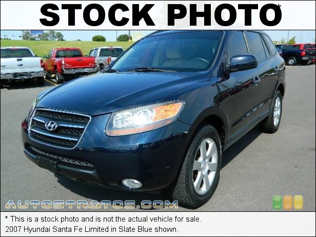 Stock photo for this 2007 Hyundai Santa Fe Limited 3.3 Liter DOHC 24 Valve V6 5 Speed Shiftronic Automatic