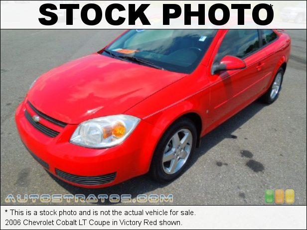 Stock photo for this 2006 Chevrolet Cobalt LT Coupe 2.2L DOHC 16V Ecotec 4 Cylinder 5 Speed Manual