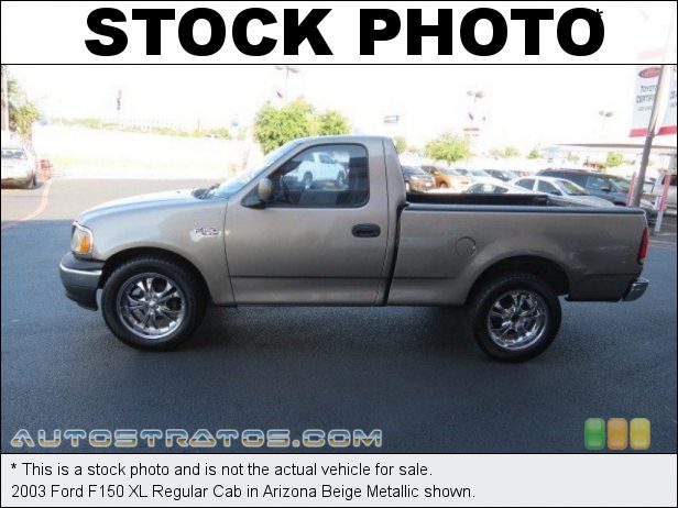 Stock photo for this 2003 Ford F150 XL Regular Cab 4.2 Liter OHV 12V Essex V6 4 Speed Automatic