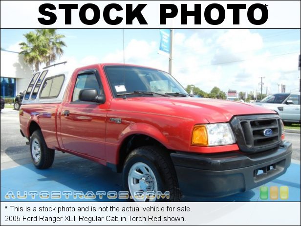 Stock photo for this 2005 Ford Ranger Regular Cab 2.3 Liter DOHC 16-Valve 4 Cylinder 5 Speed Automatic