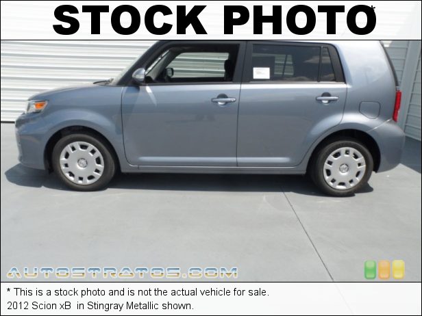 Stock photo for this 2012 Scion xB  2.4 Liter DOHC 16-Valve VVT-i 4 Cylinder 4 Speed Sequential Automatic