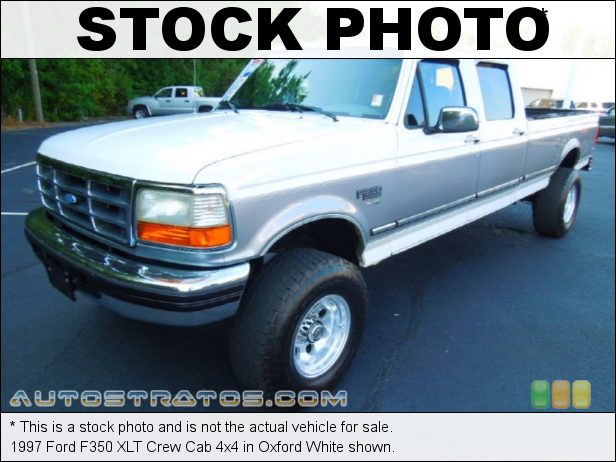 Stock photo for this 1997 Ford F350 XLT Crew Cab 4x4 7.3 Liter OHV 16-Valve Turbo-Diesel V8 4 Speed Automatic