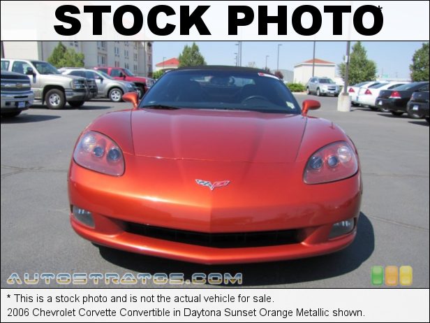 Stock photo for this 2006 Chevrolet Corvette Convertible 6.0 Liter OHV 16-Valve LS2 V8 6 Speed Manual