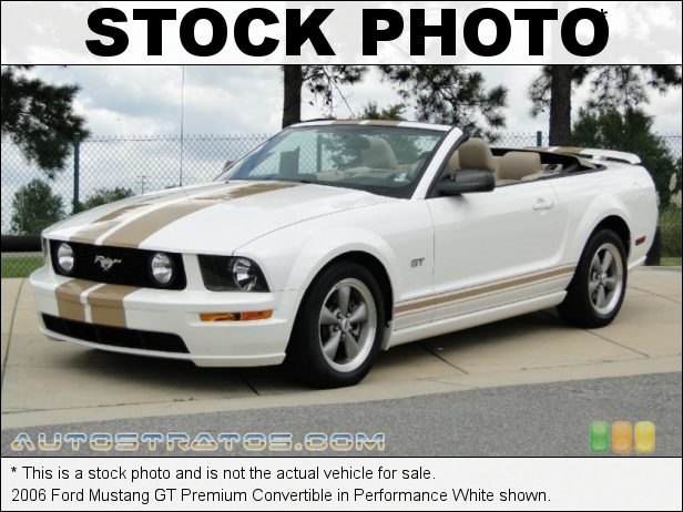 Stock photo for this 2006 Ford Mustang GT Convertible 4.6 Liter SOHC 24-Valve VVT V8 5 Speed Manual