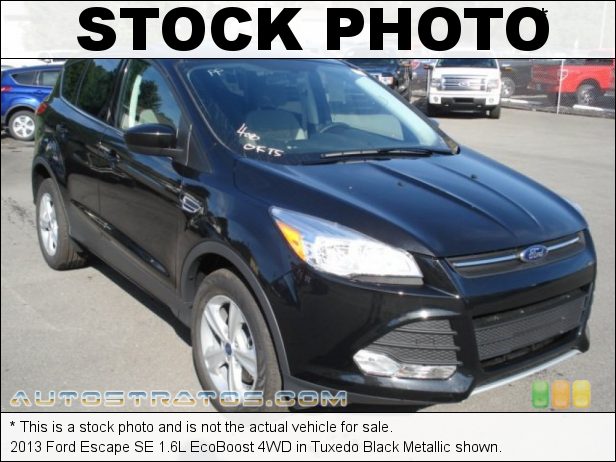 Stock photo for this 2013 Ford Escape SE 1.6L EcoBoost 4WD 1.6 Liter DI Turbocharged DOHC 16-Valve Ti-VCT EcoBoost 4 Cylind 6 Speed SelectShift Automatic