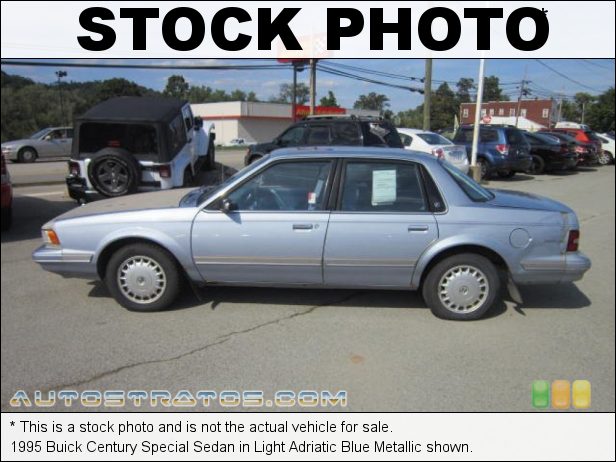 Stock photo for this 1995 Buick Century Special Sedan 3.1 Liter OHV 12-Valve V6 4 Speed Automatic