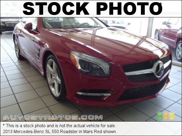 Stock photo for this 2013 Mercedes-Benz SL 550 Roadster 4.6 Liter DI Twin-Turbocharged DOHC 32-Valve VVT V8 7 Speed Automatic