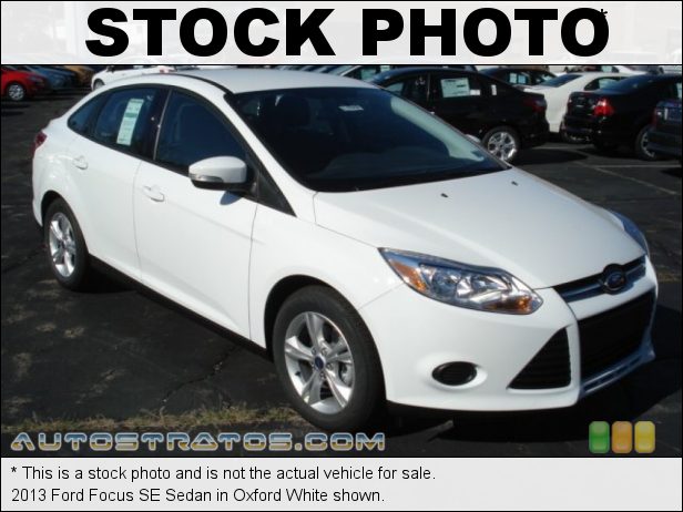 Stock photo for this 2013 Ford Focus SE Sedan 2.0 Liter GDI DOHC 16-Valve Ti-VCT Flex-Fuel 4 Cylinder 5 Speed Manual