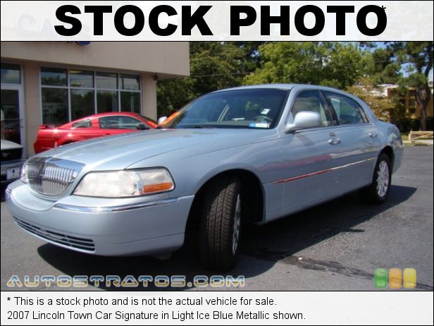 Stock photo for this 2007 Lincoln Town Car Signature 4.6 Liter SOHC 16-Valve V8 4 Speed Automatic