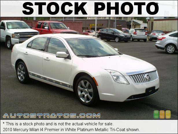 Stock photo for this 2010 Mercury Milan I4 2.5 Liter DOHC 16-Valve VVT Duratec 4 Cylinder 6 Speed Automatic