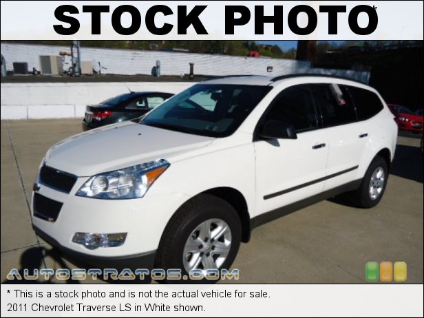 Stock photo for this 2011 Chevrolet Traverse LS 3.6 Liter DI DOHC 24-Valve VVT V6 6 Speed Automatic