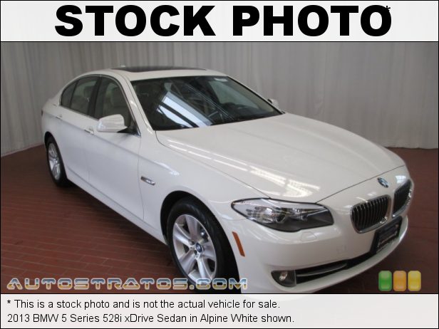 Stock photo for this 2013 BMW 5 Series 528i xDrive Sedan 2.0 Liter DI TwinPower Turbocharged DOHC 16-Valve VVT 4 Cylinder 8 Speed Automatic