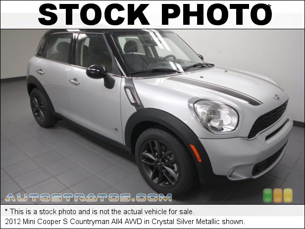 Stock photo for this 2012 Mini Cooper S Countryman All4 AWD 1.6 Liter DI Twin-Scroll Turbocharged DOHC 16-Valve VVT 4 Cylind 6 Speed Manual
