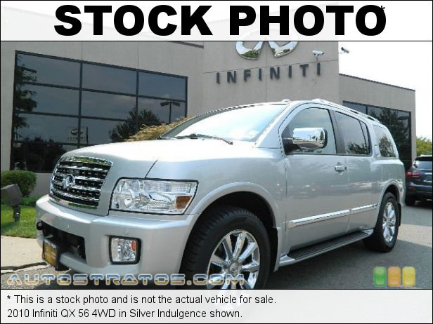 Stock photo for this 2010 Infiniti QX 56 4WD 5.6 Liter DOHC 32-Valve V8 5 Speed Automatic