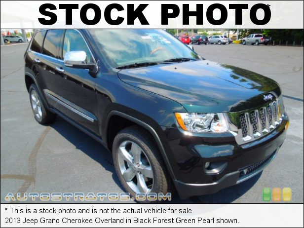 Stock photo for this 2013 Jeep Grand Cherokee Overland 3.6 Liter DOHC 24-Valve VVT Pentastar V6 5 Speed Automatic