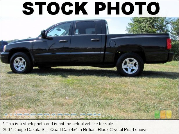 Stock photo for this 2007 Dodge Dakota SLT Quad Cab 4x4 4.7 Liter OHV 16-Valve V8 5 Speed Automatic