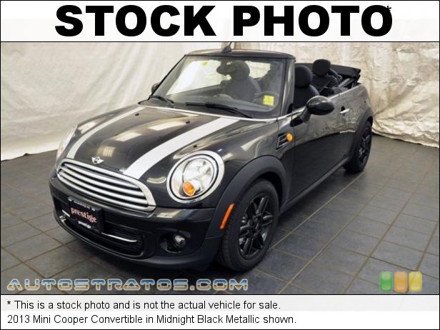 Stock photo for this 2013 Mini Cooper Convertible 1.6 Liter DOHC 16-Valve VVT 4 Cylinder 6 Speed Steptronic Automatic