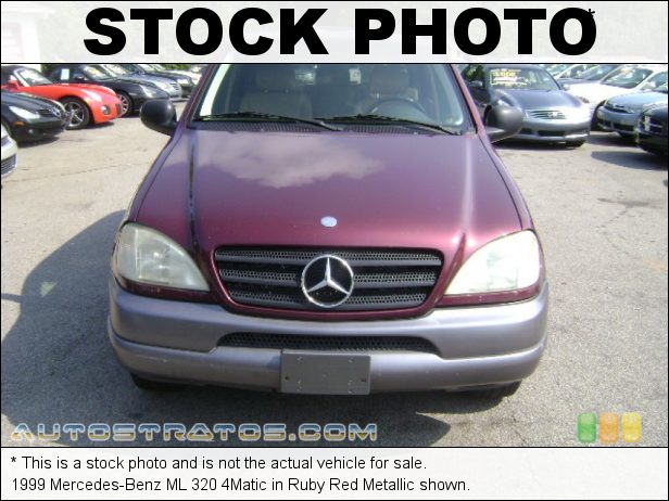 Stock photo for this 1999 Mercedes-Benz ML 320 4Matic 3.2 Liter SOHC 18-Valve V6 5 Speed Automatic