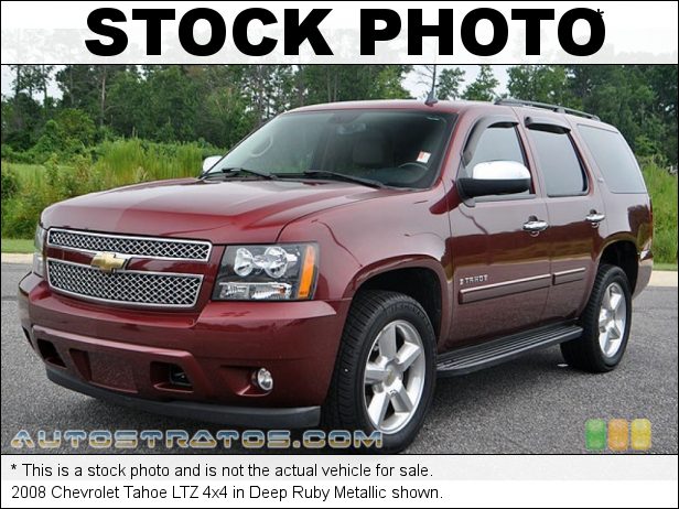 Stock photo for this 2008 Chevrolet Tahoe 4x4 5.3 Liter Flex Fuel OHV 16-Valve Vortec V8 4 Speed Automatic