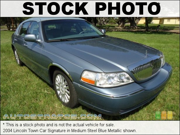 Stock photo for this 2004 Lincoln Town Car  4.6 Liter SOHC 16-Valve V8 4 Speed Automatic