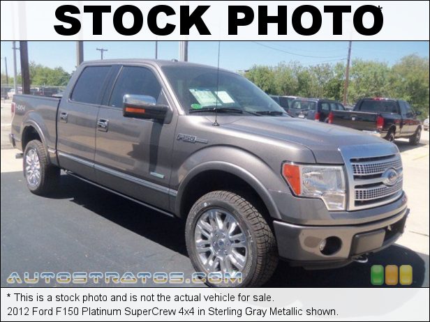 Stock photo for this 2012 Ford F150 SuperCrew 4x4 3.5 Liter EcoBoost DI Turbocharged DOHC 24-Valve Ti-VCT V6 6 Speed Automatic