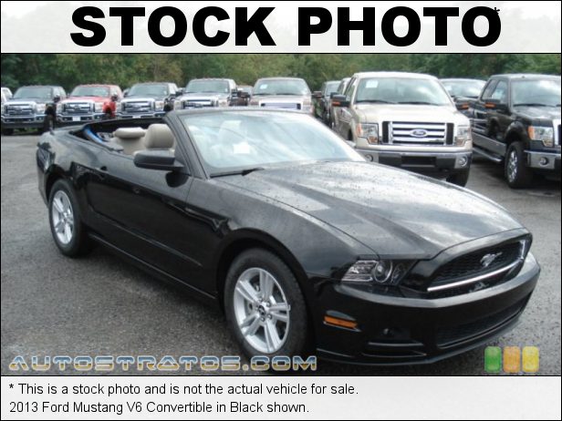 Stock photo for this 2013 Ford Mustang V6 Convertible 3.7 Liter DOHC 24-Valve Ti-VCT V6 6 Speed SelectShift Automatic