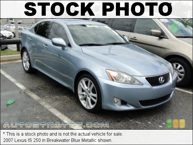 Stock photo for this 2007 Lexus IS 250 2.5 Liter DOHC 24-Valve VVT V6 6 Speed Automatic
