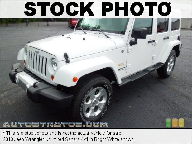 Stock photo for this 2013 Jeep Wrangler Unlimited Sahara 4x4 3.6 Liter DOHC 24-Valve VVT Pentastar V6 5 Speed Automatic