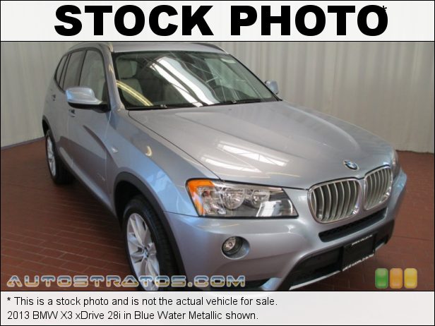 Stock photo for this 2013 BMW X3 xDrive 28i 2.0 Liter DI TwinPower-Turbocharged DOHC 16-Valve VVT 4 Cylinder 8 Speed Steptronic Automatic