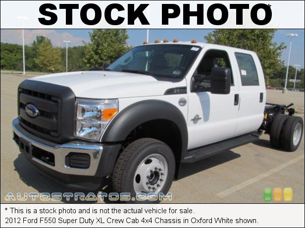 Stock photo for this 2012 Ford F550 Super Duty XL Crew Cab 4x4 Chassis 6.7 Liter OHV 32-Valve B20 Power Stroke Turbo-Diesel V8 6 Speed TorqueShift Automatic