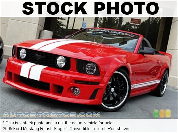 Stock photo for this 2005 Ford Mustang Convertible 4.6 Liter SOHC 24-Valve VVT V8 5 Speed Manual