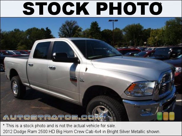 Stock photo for this 2012 Dodge Ram 2500 HD ST Crew Cab 6.7 Liter OHV 24-Valve Cummins VGT Turbo-Diesel Inline 6 Cylinde 6 Speed Automatic