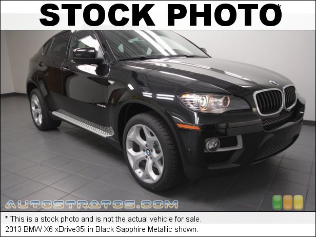 Stock photo for this 2013 BMW X6 xDrive35i 3.0 Liter DFI TwinPower Turbocharged DOHC 24-Valve VVT Inline 6 8 Speed Sport Automatic