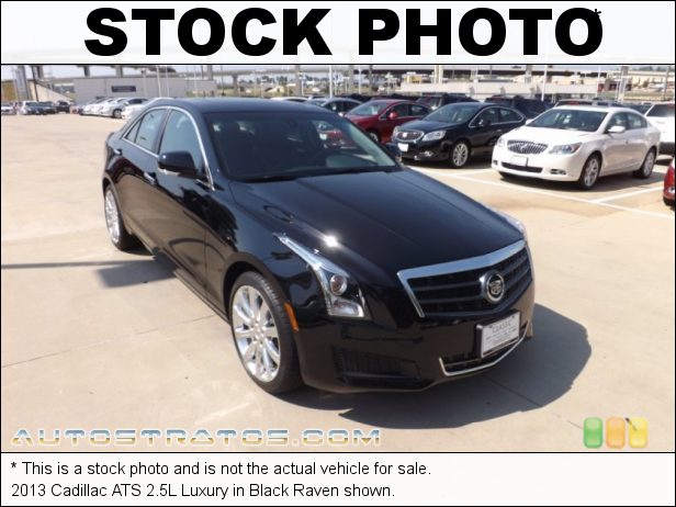 Stock photo for this 2013 Cadillac ATS 2.5L Luxury 2.5 Liter DI DOHC 16-Valve VVT 4 Cylinder 6 Speed Hydra-Matic Automatic