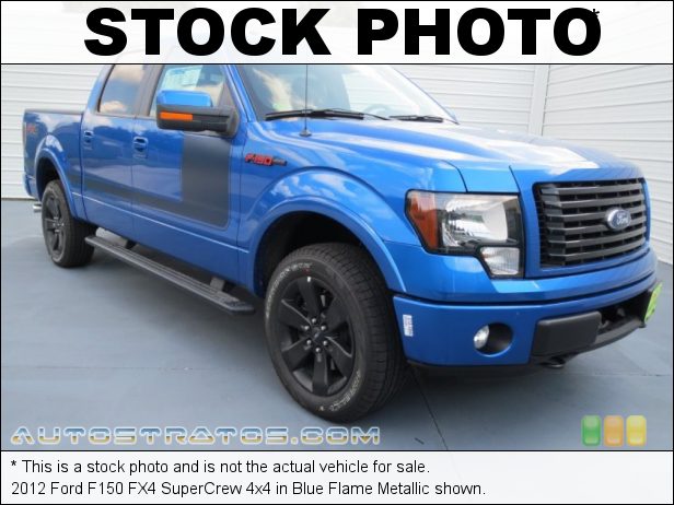 Stock photo for this 2012 Ford F150 FX4 SuperCrew 4x4 3.5 Liter EcoBoost DI Turbocharged DOHC 24-Valve Ti-VCT V6 6 Speed Automatic