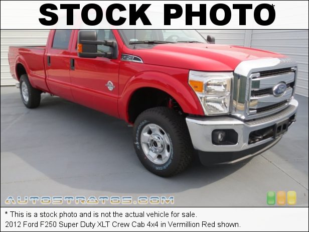 Stock photo for this 2012 Ford F250 Super Duty XLT Crew Cab 4x4 6.7 Liter OHV 32-Valve B20 Power Stroke Turbo-Diesel V8 6 Speed TorqShift Automatic