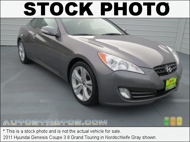 Stock photo for this 2011 Hyundai Genesis Coupe 3.8 Grand Touring 3.8 Liter DOHC 24-Valve CVVT V6 6 Speed Paddle-Shift Automatic