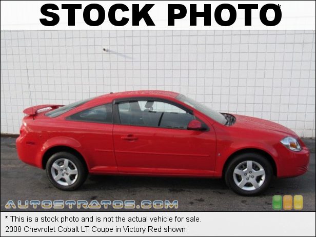 Stock photo for this 2008 Chevrolet Cobalt LT Coupe 2.2 Liter DOHC 16-Valve 4 Cylinder 4 Speed Automatic