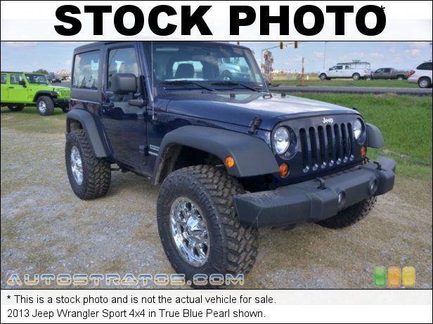 Stock photo for this 2013 Jeep Wrangler Sport 4x4 3.6 Liter DOHC 24-Valve VVT Pentastar V6 6 Speed Manual